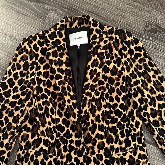 Frame Classic Cheetah Blazer - Picture 3 of 12
